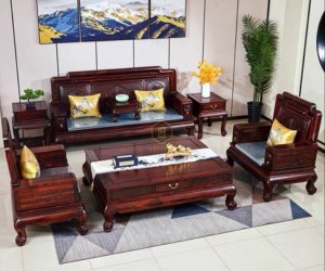 Bộ bàn ghế gỗ truyền thống cao cấp Lộc Phát -BG096